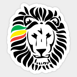 Lion Tuff Head Sticker